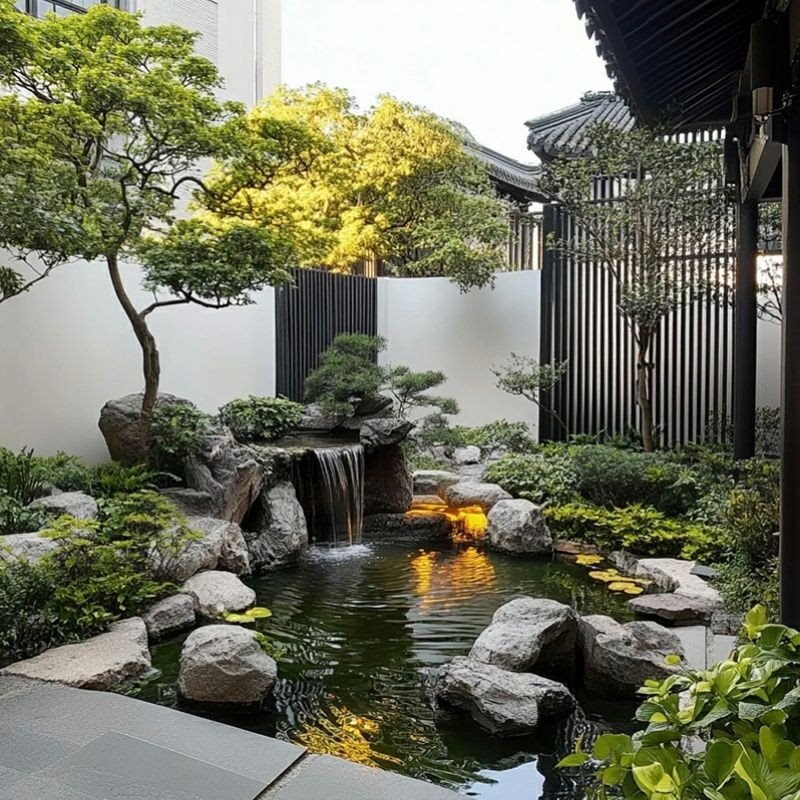 Garden Pond Edging Stones