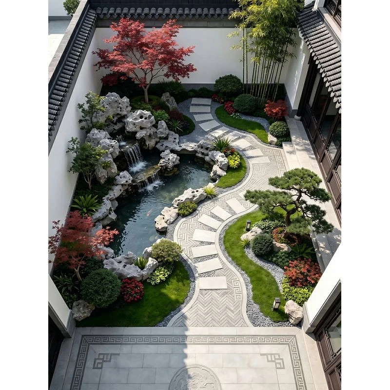 building-pond-waterfall-boulders.jpg