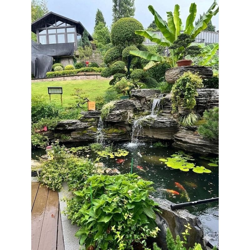 Natural Layered Rockery Stone for Waterfall